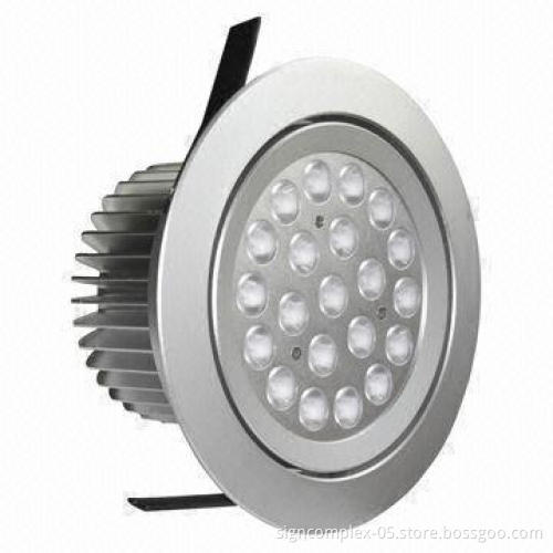 LED Downlight with 45W Power Consumption and Highly Efficient PMMA Lens